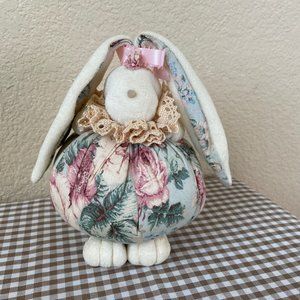 Snickelldoodles Bouffant Bunny Sheri Nickell Stuffed Bunny Floral Cottagecore